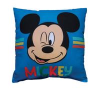 Disney Home Mickey Classic Coussin | 100% Polyester | OEKO-TEX | 40x40 cm | Imprimé Garçon | Bleu