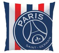 Coussin imprimé 100% polyester, psg rayures bleu TU