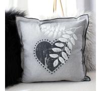 Coussin Imprimé C?Urs Gris 40 X 40 Cm