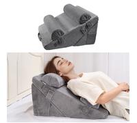 Coussin Incliné Lit-VEVOR-Oreiller Triangulaire Orthopédique Réglable-Coussin de Lecture Lit-pour Soulagement Reflux Acide
