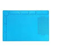 Coussin isolant 35cm x 25cm/405mm 305mm, Station de soudage résistante à la chaleur, tapis travail, bureau, outils réparation plate-forme avec magnétique Pour Station(20cm No Magnetic)