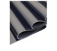 Coussin isolant, feuille de caoutchouc solide robuste, rouleau de Silicone haute température, tapis imperméable for tampons de bricolage, rembourrage, revêtement de sol(Black,100x100x0.6cm)
