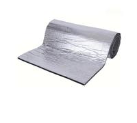 Coussin Isolant Pour Moteur Mousse D'isolation Thermique Acoustique Automobile Feuille D'aluminium Tampons Auto-adhésifs Capot Automobile(Argent)