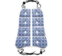 Coussin isotherme léger pour sac à dos 32 x 24 cm pour la randonnée | Technologie PCM avancée, refroidissement durable, réduit la transpiration du dos, s'adapte à la plupart des paquets