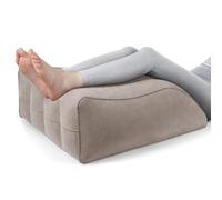 Coussin Jambes, Oreiller Elevation Jambes, Améliore la Circulation et Réduit L'enflure, Confortable et Portable Coussins Relève-Jambes, Oreiller Surélevé Jambes Gonflable (Brun)