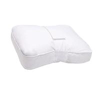 Coussin Jambes - Polyester, Coton 34x24x9cm | Oreiller Genoux Latéral Avec Sangles De Maintien | Repose-Pieds Sécurisé En Mousse Déstructurée | Support Ergonomique Pour Dormir, Grossesse Et Voyage Mai