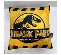 Coussin Jurassic Park - Caution Logo 45x45cm