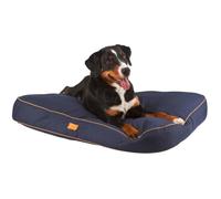 Coussin - KERBL - Jerome - 100 x 70 x 11 cm - Bleu foncé et cognac