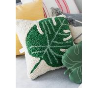 Coussin lavable Monstera - vert TU