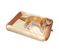 Coussin lavable pour chien - 50 x 40 x 8 cm - Lit imperméable pour chien | Coussin respirant doux et antidérapant pour chiot, chambre à coucher, étude, salon, coussins pour chat à haut rebond