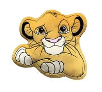 Coussin Le Roi Lion Simba - Coussin confortable et agréable à serrer - Motif : Simba - Cadeau pour Fan et Passionné - Qualité Supérieure - Dimensions 40 cm x 35 cm