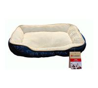 Coussin Lilly bleu Rectangle 50 x 40 x 12 cm pour petit chien et chat