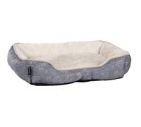 Coussin Lilly gris Rectangle 50 x 40 x 12 cm pour petit chien et chat