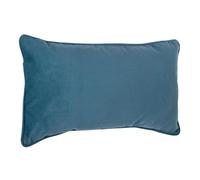Coussin ""LILOU"" coton bleu 30x50cm - Atmosphera Créateur d'intérieur