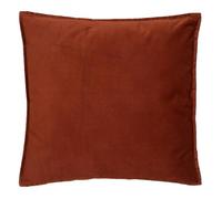 Coussin ""LILOU"" coton rose terracotta 55x55cm - Atmosphera Créateur d'intérieur