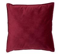 Coussin Lilou rouge grenat 55x55cm - Atmosphera createur d'interieur