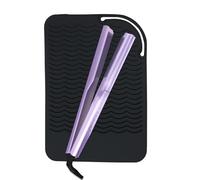 Coussin lisseur de cheveux, tapis de lisseur de cheveux en silicone, tapis de protecteur de chaleur pour la protection de bureau, matelle de tapis de silicone avec design antidérapant