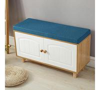 Coussin long et doux pour canapé, chaise de salle à manger 2/3 places, utilisation intérieur/extérieur, 5 cm, bleu foncé, 120 x 40 x 5 cm, parfait pour terrasse et balancelle