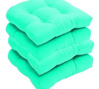 Coussin long et épais en coton pour maison, jardin, balancelle, terrasse, 50 x 120 cm, noir - 8 cm d'épaisseur