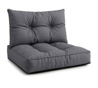 Amazinggirl Coussin Lounge Mobilier Jardin Coussin de Dossier 40x50 cm - Dossier Rattan Idéal pour Balcon terrasse Salon extérieur Confort Durable Coussins épais Graphite