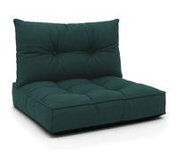 Amazinggirl Coussin Lounge Mobilier Jardin Coussin de Dossier 40x70 cm - Dossier Rattan Idéal pour Balcon terrasse Salon extérieur Confort Durable Coussins épais Vert