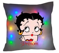 COUSSIN LUMINEUX PERSONNALISABLE BETTY BOOP