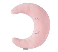 Coussin Lune En Peluche Pour Enfant Roba Style - Rose/Mauve - Aide Au Sommeil Et Voyage
