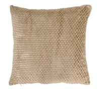 Coussin Lyno beige lin 40x40cm - Atmosphera Créateur d'intérieur