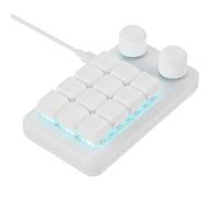 Coussin macro programmable rétroéclairé avec câble de clavier de type C avancé 12 programmables pour les jeux et la productivité