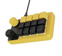 Coussin macro programmable rétroéclairé avec câble de clavier de type C avancé 12 programmables pour les jeux et la productivité