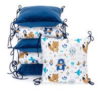 Coussin mantinel VELVET, ours bleus