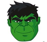 Coussin - MARVEL - Hulk 3D - Déhoussable - Vert - Carré