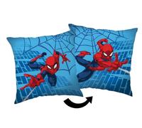 Coussin Marvel Spider-Man 40 x 40 cm - Coussin décoratif doux bleu pour chambre d'enfant, canapé ou cadeau - Licence officielle Superhero Home Decor - Accessoire de chambre de garçon