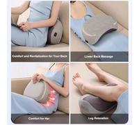 Coussin Massage Shiatsu, Masseur Cervical 3 Vitesses avec 20 Points de Massage et 2 Niveaux de Chaleur pour le Cou, le Dos, les Jambes, les Épaules, Tous