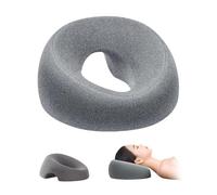 Coussin Massage Visage,13×26cm Coussin De Massage en Forme De U,Coussin De Massage pour Le Visage,Oreiller de Massage en pour Le Visage,pour Salons de beauté, Massage, acupression, etc. (Gris)