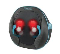 Coussin masseur HoMedics Dos avec Gel, Multifonction, Détend Dos Cou Epaules Jambes, Massage Profond Shiatsu Chaleur, Noyau Gel Toucher Naturel, Maison+Bureau