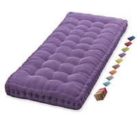 Coussin Matelas Assise Dossier pour Banc de Jardin balancelle canapé 1/2/3 Places Coussin pour Banc de Jardin Exterieur Interieur 170 cm sur Mesure 110x50 Coussin pour Banc 150 cm(Purple 1c,90x30 cm 3