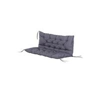 Outsunny Coussin Matelas Assise Dossier pour Banc de Jardin balancelle canapé 2 Places Grand Confort 132 x 110 x 10 cm Gris