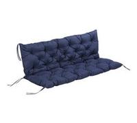 Outsunny Coussin Matelas Assise Dossier pour Banc de Jardin balancelle canapé 3 Places Grand Confort 150 x 98 x 8 cm Bleu | Aosom France