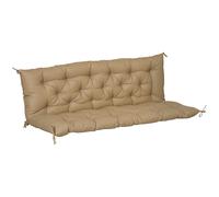 Coussin Matelas Assise Dossier Pour Banc De Jardin Balancelle Canapé 3 Places Grand Confort 150 X 98 X 8 Cm Kaki