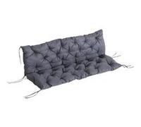 Coussin matelas assise dossier pour banc de jardin balancelle canapé 3 places grand confort 150 x 98 x 8 cm gris gris G