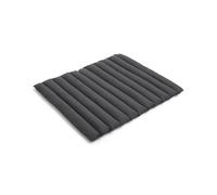 Coussin matelassé doux Palissade pour banc de salle à manger avec accoudoirs, anthracite