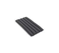 Coussin matelassé doux Palissade pour fauteuil, couleur anthracite basse