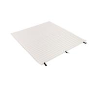 Coussin Matelassé Palissade pour Canapé Lounge Crème Blanc