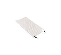 Coussin Matelassé Palissade pour Chaise de Salle à Manger avec Accoudoirs, Blanc Crème