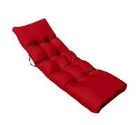 Linxor - Coussin matelassé pour bain de soleil, transat - 185 x 60 cm - Plusieurs coloris