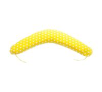 Coussin maternité pre-post natal usages multiples pois de jaune