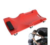 Coussin Mécanique Roulant Sous Véhicule, Plateau Mobile pour Entretien Automobile, Plateau Antidérapant avec Roues 90 cm Antisonore pour Changement d'Huile Rotation Pneus et Réparation