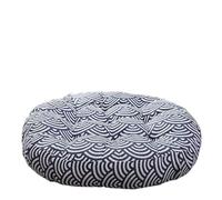 Coussin Meditation Coussin épais touffeté en lin de sol, for chaise Yoga, coussins siège, méditation, oreiller rond Style ethnique for sièges(Type25)