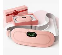 Coussin Menstruel Chauffant et Vibrant | Masseur Douleurs Menstruelles | Ceinture Ventre Ergonomique | Pour un Soulagement Immédiat et 100% Naturel des Crampes Menstruelles | Portable & Compact !